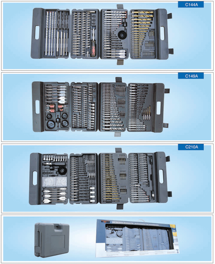 Combination drill bit set